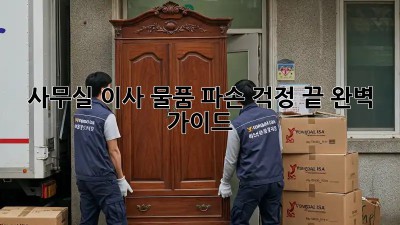 사무실 이사, 물품 파손 걱정 끝! 완벽 가이드
